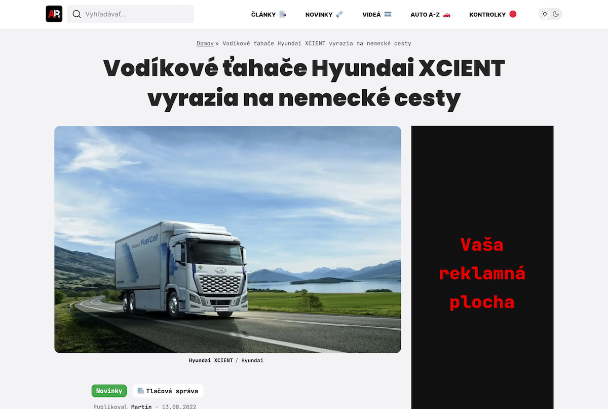 možnosti umiestnenia reklamných plôch pre inzerenta
