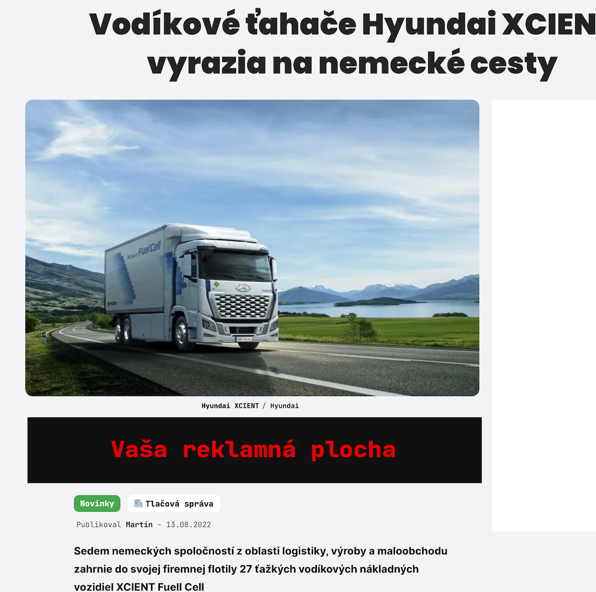 možnosti umiestnenia reklamných plôch pre inzerenta