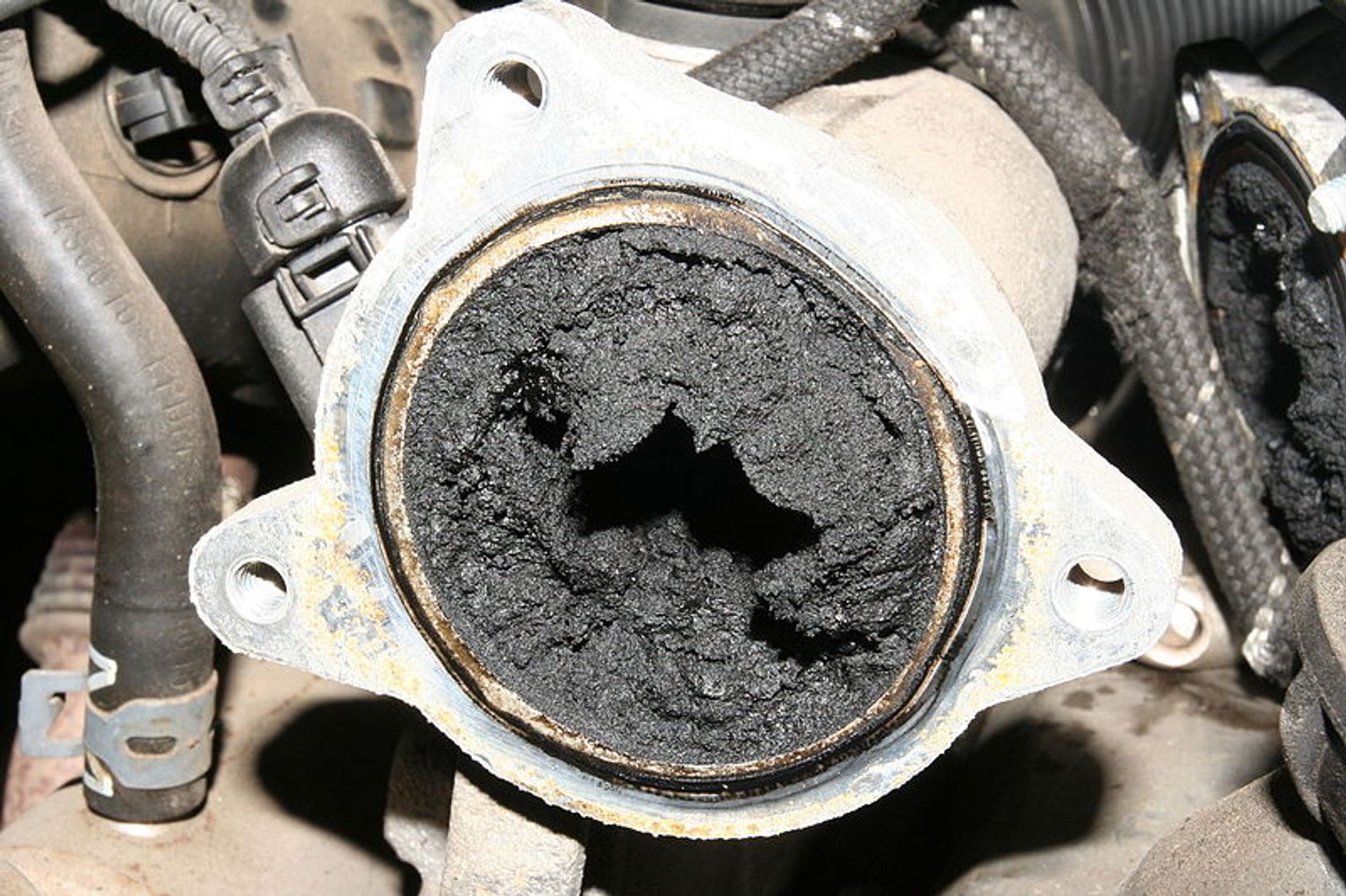 Clogged EGR valve